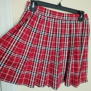 Red flowy skirt size medium